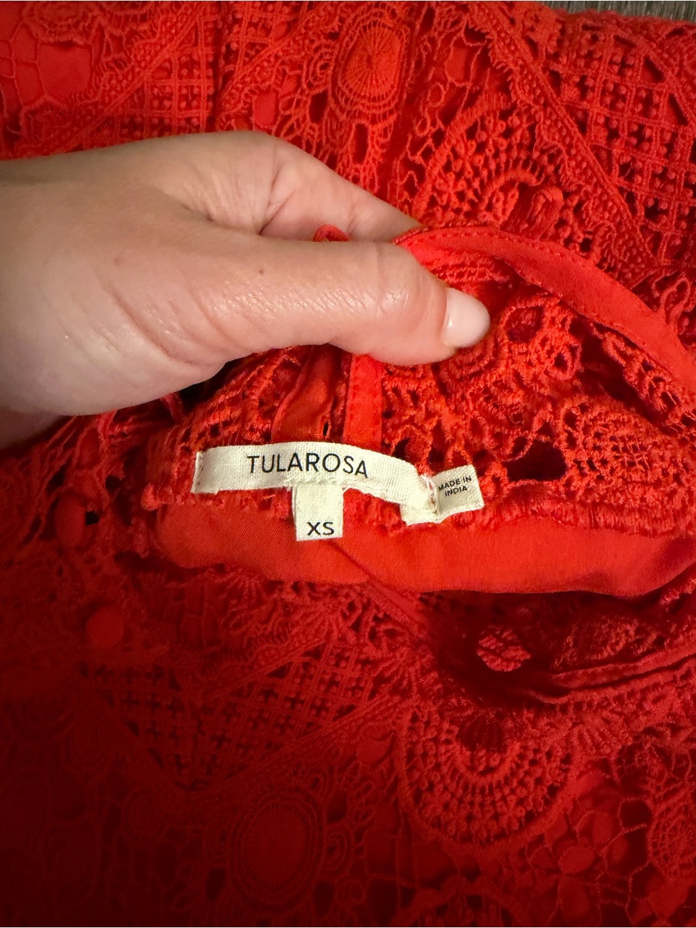 Tularosa Red Dress - Picture 5 of 5